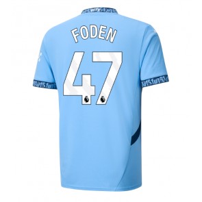 Manchester City Phil Foden #47 Replika Hjemmebanetrøje 2024-25 Kortærmet